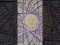 Spirograph Art Beautiful Metallic Drawing #spirograph #asmr #cute