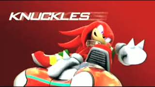 [English] Sonic Riders: Zero Gravity | Knuckles Voices (voiced by Dan Green)