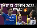FINAL 🔥 TAIPEI OPEN 2022 Chou Tien Chen 🆚 Kodai Naraoka