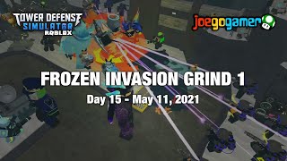 Roblox: Tower Defense Simulator - Day 15 Frozen Invasion Shard Grind