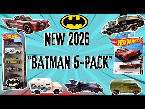 Batman Fans ALERT! Hot Wheels 5-Pack You Can’t Miss 🔥