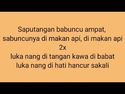 Instrument/ Karaoke Saputangan Babuncu Ampat