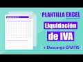 Cómo utilizar la plantilla de liquidación de IVA en Excel