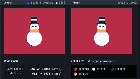 CSS Battle  - Target #97 - Snowman