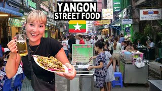 Ultimate Street Food Tour in YANGON, MYANMAR 🇲🇲 (best Burmese food) screenshot 4