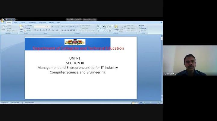 CSE 18CS51 M1 S3 VIDEO