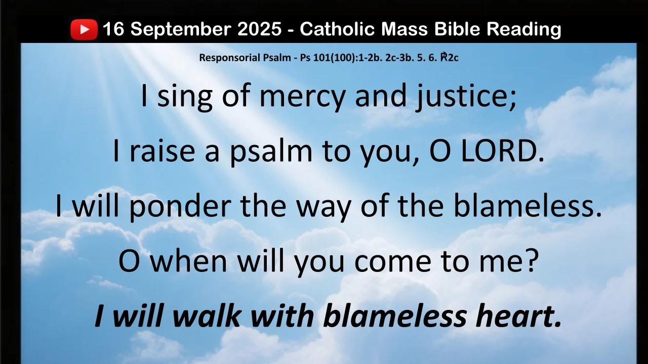 16 September 2025 Catholic Mass Bible Reading - YouTube