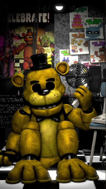 New Golden Freddy! Killer Golden Freddy in FNaF 1 (Mod) 