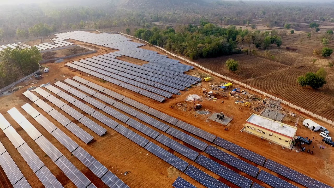 Solar Power Plant installed by Jakson Group for Jyoti Solar - YouTube