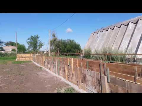 Строим склад заливаем цемент 1