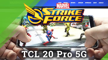Marvel Strike Force Game Test on TCL 20 Pro 5G – Gameplay / Performance Checkup