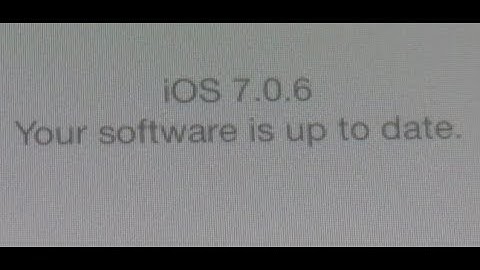 How to update an iPad to iOS 7.0.6
