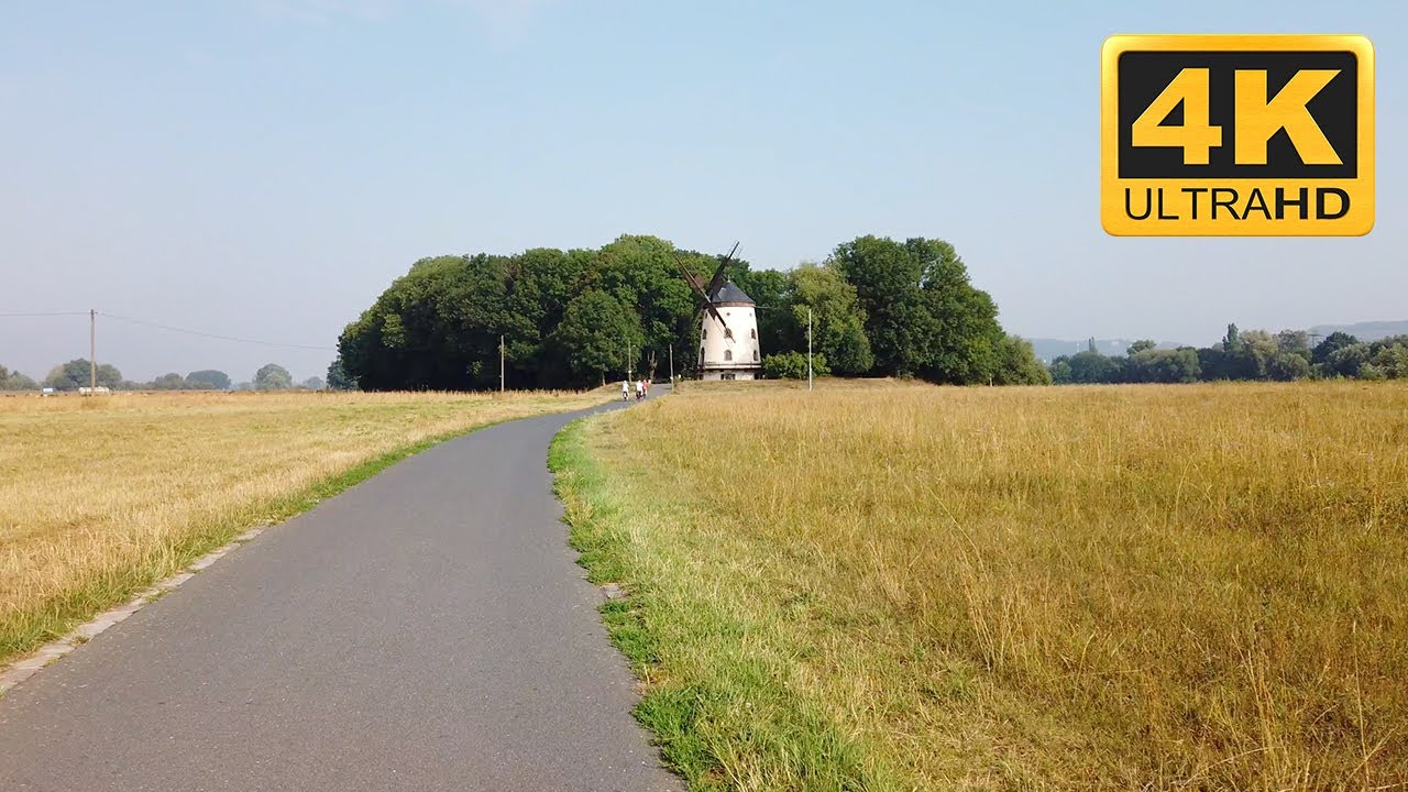 Elberadweg (Elbe Cycle Route) from Dresden to Meissen (4K) HDR - Bike ride during COVID-19
