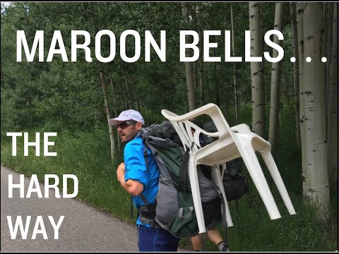 Maroon Bells Colorado, USA: (The Hardest Way to Complete the Maroon Bells 4 Pass Loop)
