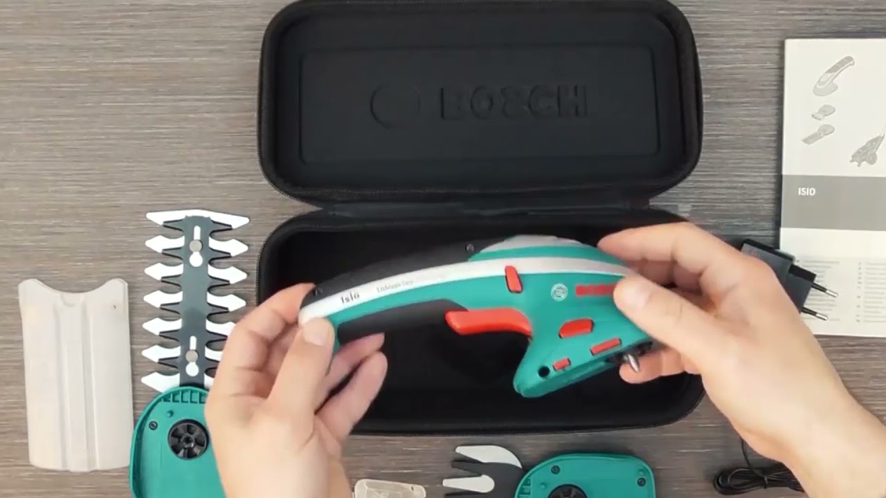 Bosch 600833172 Cordless Edging Shear Set Isio