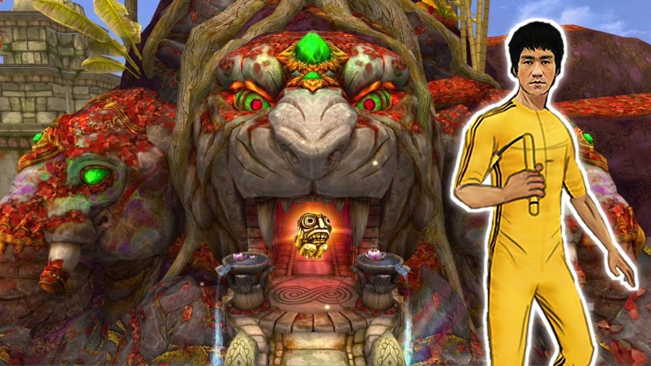 Temple Run 2 - Jungle Fall - Bruce Lee Tracksuit - Fullscreen Gameplay