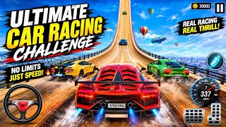 Ultimate Car Racing Gameplay 🚗🔥 | Mega Ramp Racing | High Speed Car Race #CarGame #Gaming screenshot 3
