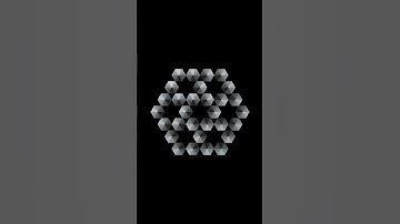 HexaHexas #loop #geometry #opticalillusion #seamless