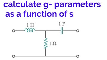 g-parameters of two port network