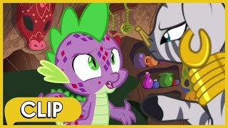 Spike le pide ayuda a Zecora  MLP: La Magia de la Amistad [Español Latino]