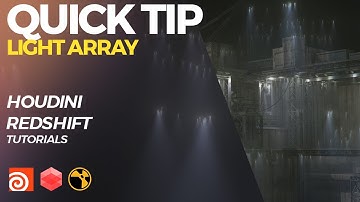 Houdini Quick Tip How to Light Array in Cinematic Scene