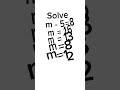 solve linear equations intelligence test part 41#math #iqtestonline #iqgame #mathematics #mathtrick