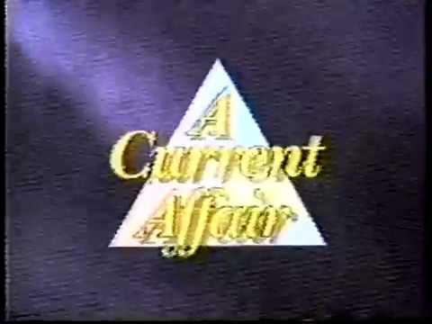 vintage helmet WROC A Current Affair promo, 1989