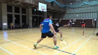 20150920 MD 陳世杰+HUNTER vs林哲羽+致廷(FUMA Badminton Club)