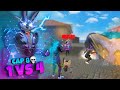 1 Vs 4 Clutch💀| CAP-8 FF🇮🇳