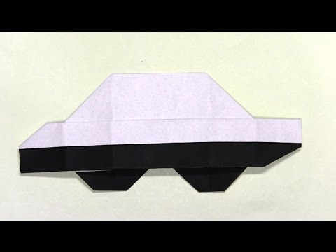 折り紙ランド Vol 131 パトカーの折り方 Ver 3 Origami How To Fold A Patrol Car Ver 3 Youtube