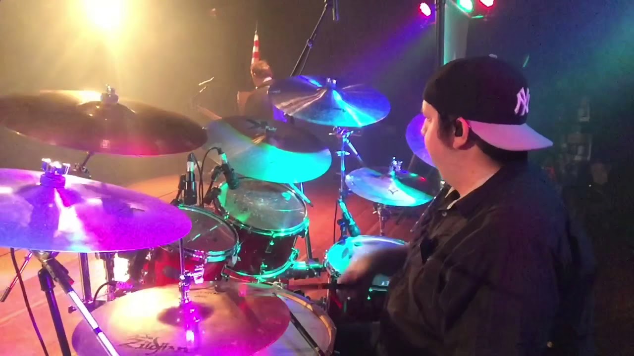 Drummer Ian Koeller performing “Tonight Belongs To Us” with Joe