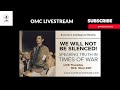 OMC SIMULCAST: SCHILLER INSTITUTE - SPEAKING TRUTH IN TIMES OF WAR