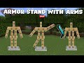 How to make a armor stand with arms in minecraft  quick 