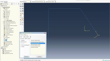 Abaqus/CAE skewed BC example