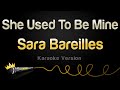 Sara Bareilles She Used To Be Mine Karaoke Version Sara Bareilles She Used To Be Mine Karaoke Version