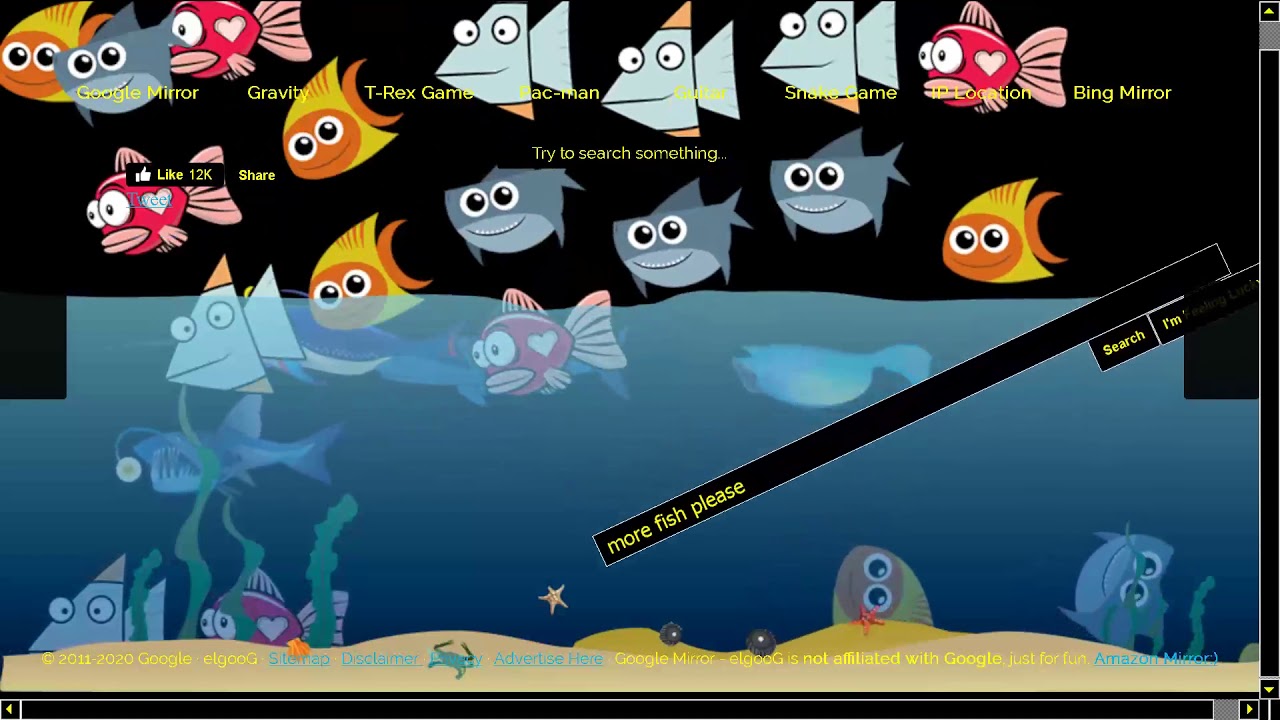 GOOGLE UNDERWATER ONLINE FROM ELGOOG IM ONLINE FISH YouTube