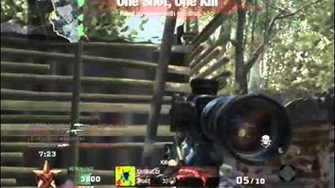 Black ops- 5 man sniper KILLFEED