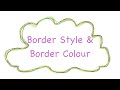 Table Border Style &amp; Background Colour in OpenOffice Writer | Class 5 | @TechTuitionsByRohit