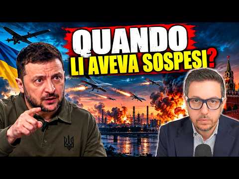 Video ZELENSKY ANNUNCIA LA RIPRESA DEGLI ATTACCHI IN RUSSIA | MA QUANDO LI AVEVA SOSPESI?