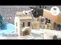 ハンドメイド ソーラーライトのモルタルハウス 冬の世界 Step.1＿Solar Light Mortar House Winter world Step.1 [Handmade モルタルデコ]