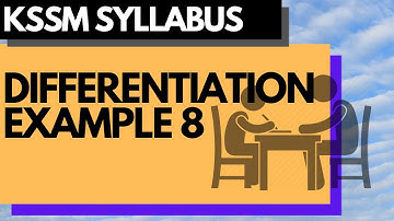 Add Maths KSSM Differentiation - Long Question Example 8