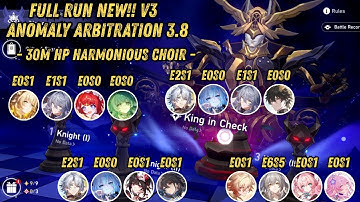 V3 | Full Run New Anomaly Arbitration "Dissonance" 30M HP Harmonious Choir | Anomaly Arbitration 3.8