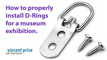 VPAM Student Show Tutorial: How to Properly Install D-Rings