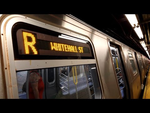 MTA NYC Subway|R46 & R68A (N) & R160's (R) Trains at Jay Street Metro ...