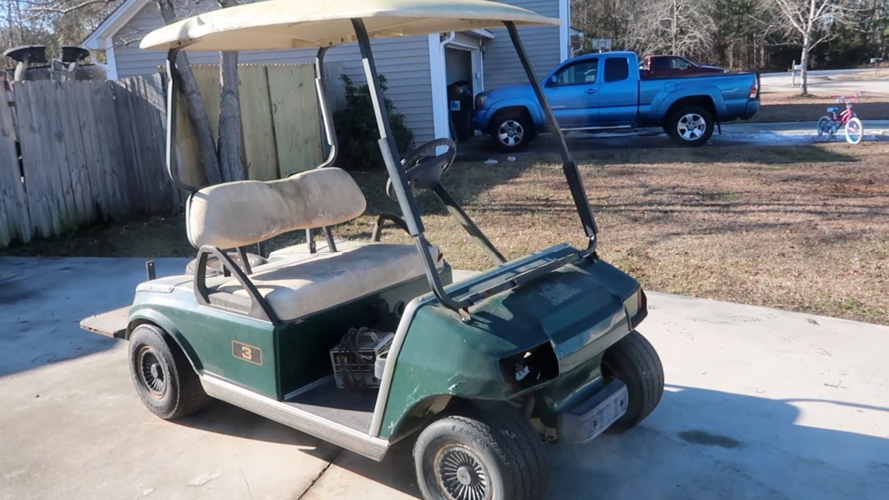 ClubCar - Recently bought 2 old club cars to get around the homestead