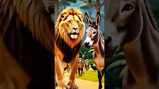 Donkey The King of Jungle 🫏👑 | Part 1 | Jungle Legends Story 😱🔥 #junglelife #animalshorts