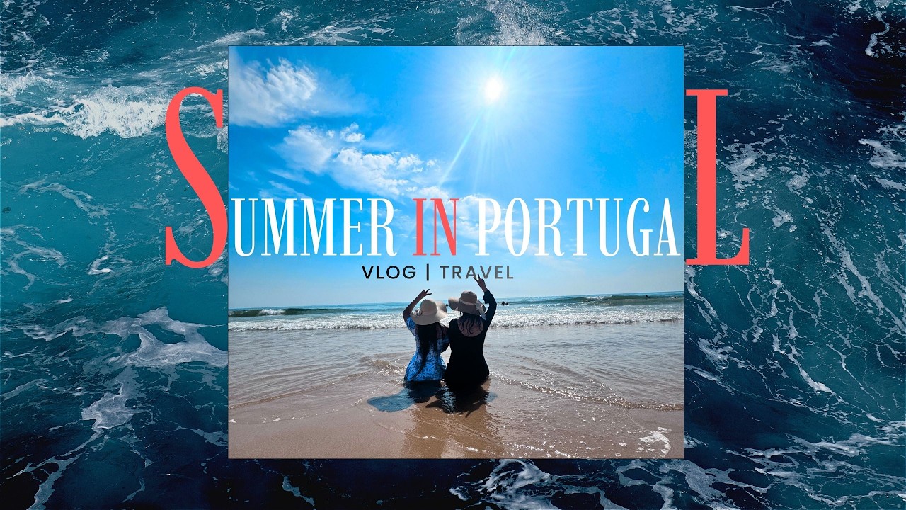summer vacation in portugal beach|| swimming time 2025