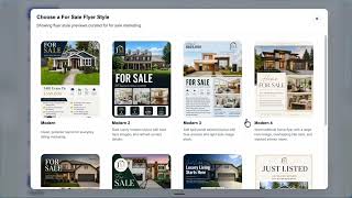 Listing Description & Flyer Workflow