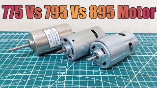 Rs 775 Vs 795 Vs 895 Motor Full Ultimate Comparison Video
