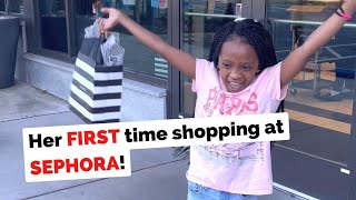 Her FIRST time Shopping at SEPHORA! screenshot 5